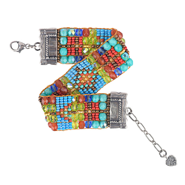 peyote bird Chili Rose Indira Bracelet