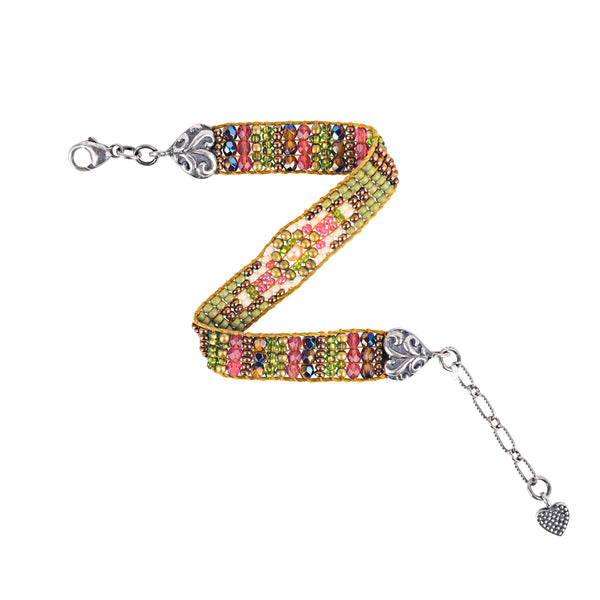 Peyote Bird Chili Rose Karina Bracelet