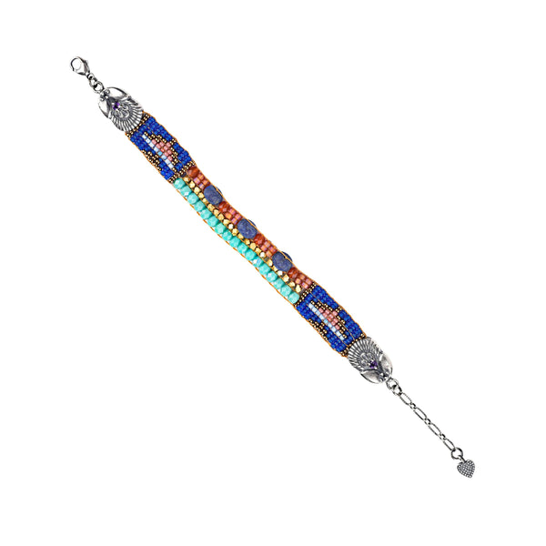 peyote bird Chili Rose Love Knot Bracelet