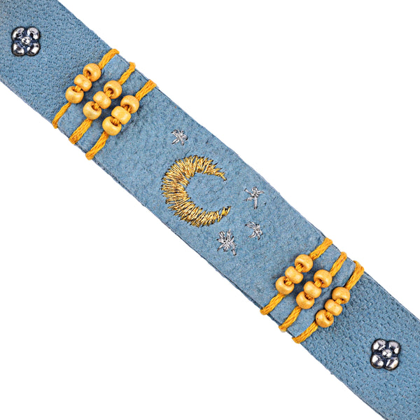 Peyote Bird Chili Rose Lunita Hatband