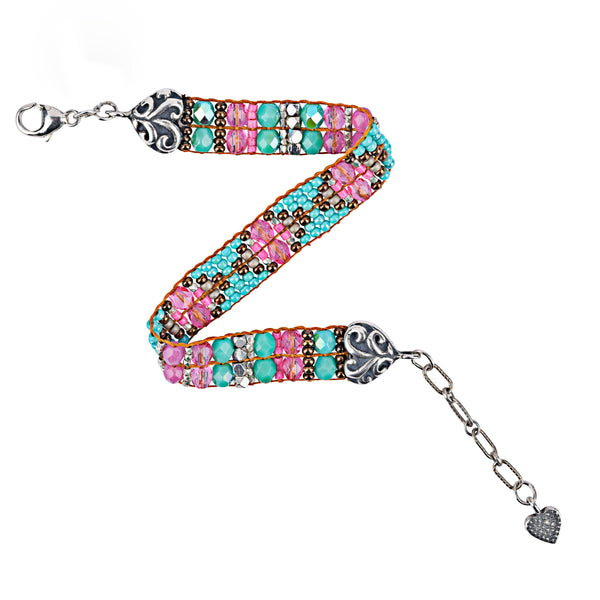 Peyote Bird Chili Rose Meadowlands Bracelet