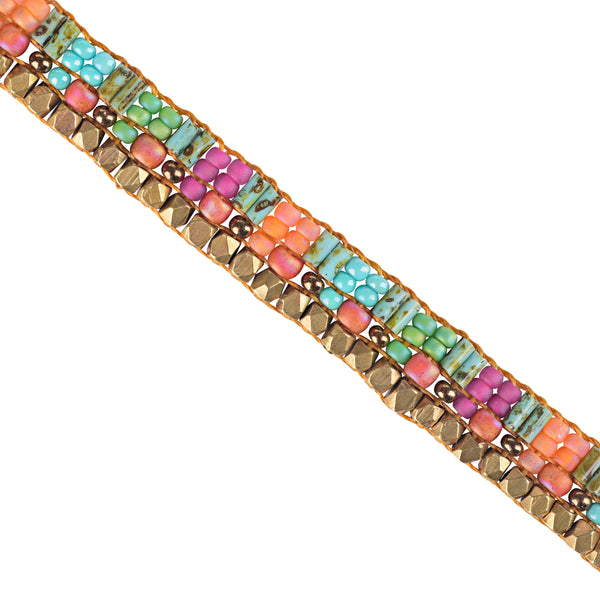 Peyote Bird Chili Rose Melia Bracelet