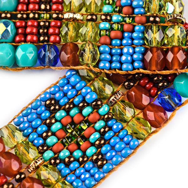 Peyote Bird Chili Rose Mojave Bracelet