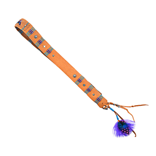 peyote bird Chili Rose Monarch Hatband