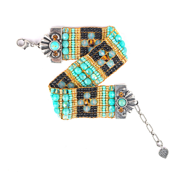 Peyote Bird Chili Rose Odessa Bracelet