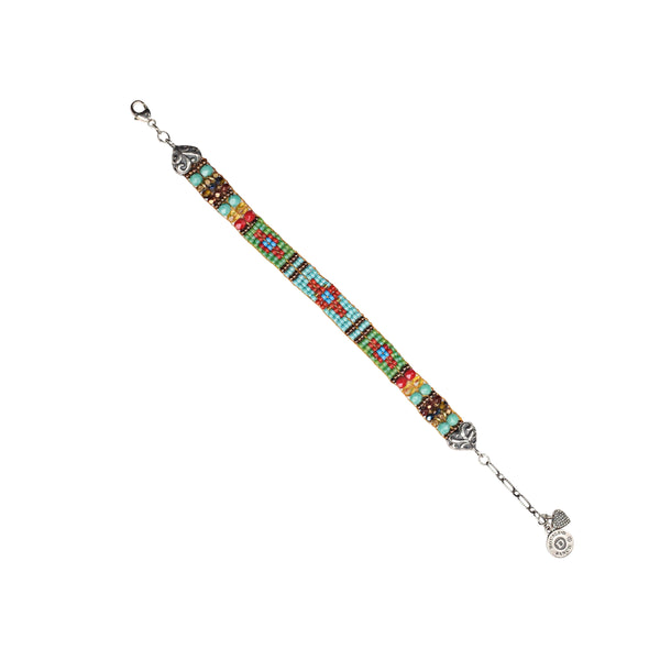 peyote bird Chili Rose Open Road Bracelet