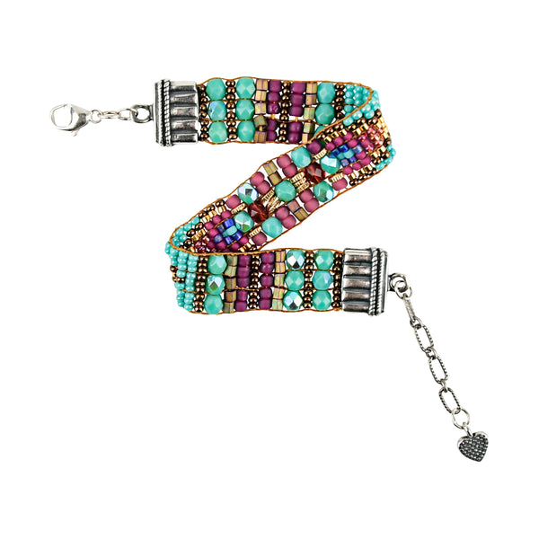 Peyote Bird Chili Rose Santa Fe Sunset Bracelet