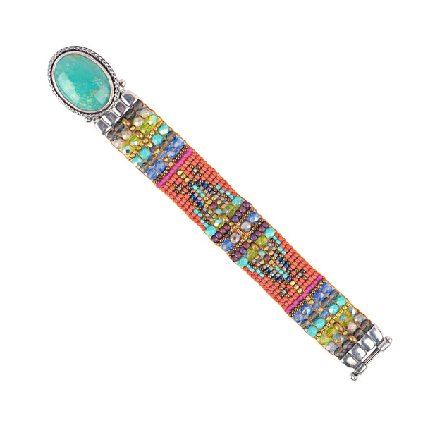 peyote bird Chili Rose Tesuque Bracelet