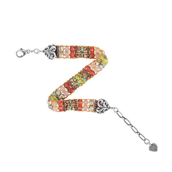 Peyote Bird Chili Rose Thalia Bracelet