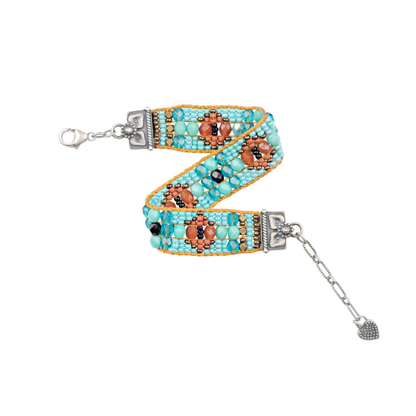 Peyote Bird Chili Rose Visions Bracelet
