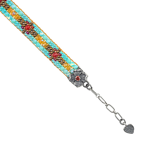 Peyote Bird Chili Rose Wish Bracelet