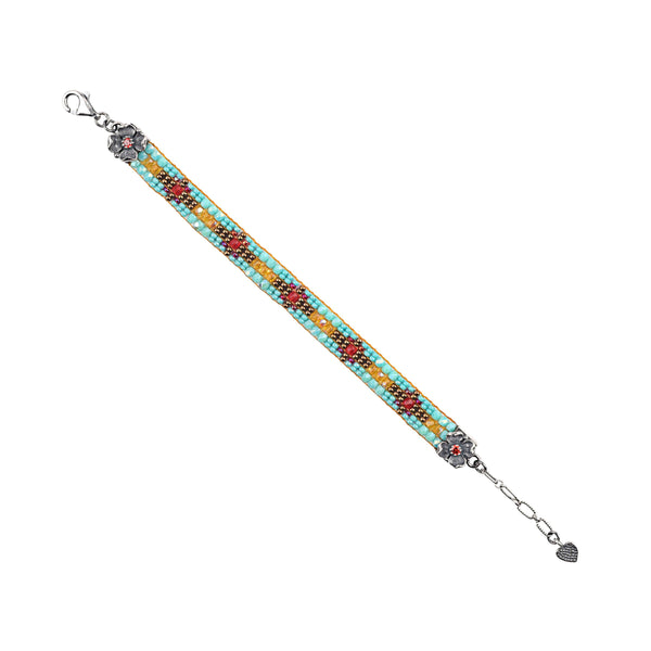 peyote bird Chili Rose Wish Bracelet