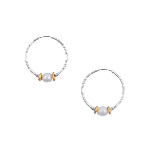 peyote bird Coba Calle Hoop earrings
