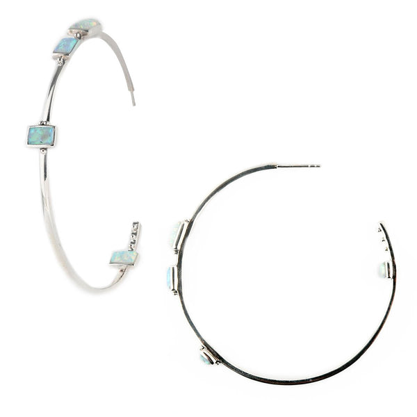 Peyote Bird Coco Hoop Earrings