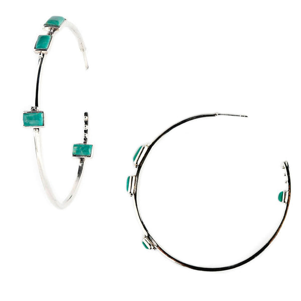 Peyote Bird Coco Hoop Earrings