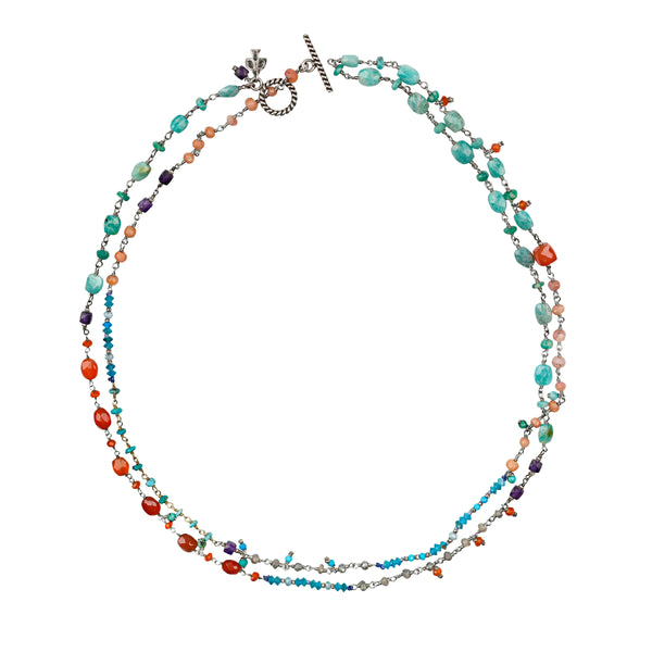 peyote bird Color Coded Necklace