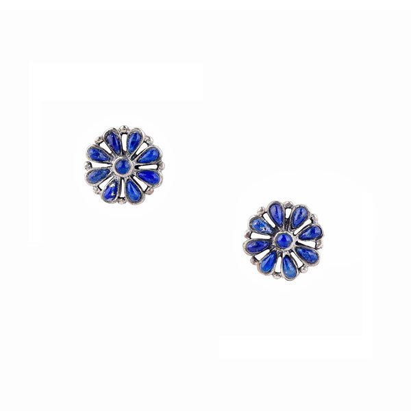 Peyote Bird Confetti Blossom Stud Earrings