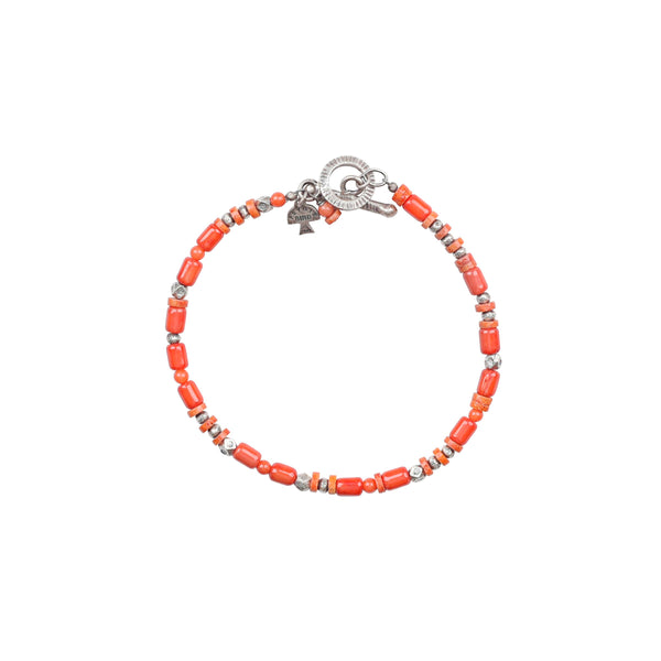 peyote bird Coral Sun Bracelet
