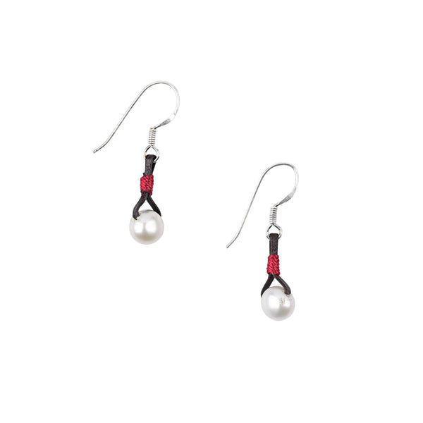peyote bird Corinne Earrings - RED