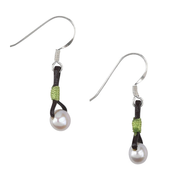 peyote bird Corrine Earrings - Green