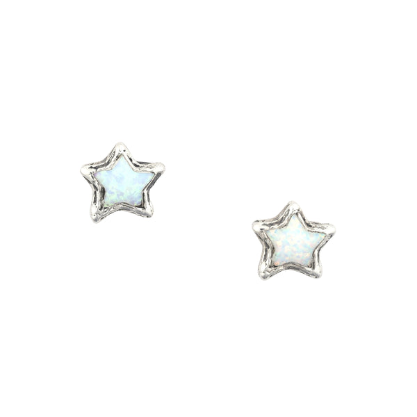 Peyote Bird Cowboy Star Stud Earrings