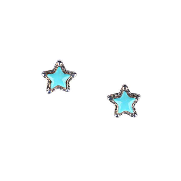 peyote bird Cowboy Star Stud Earrings