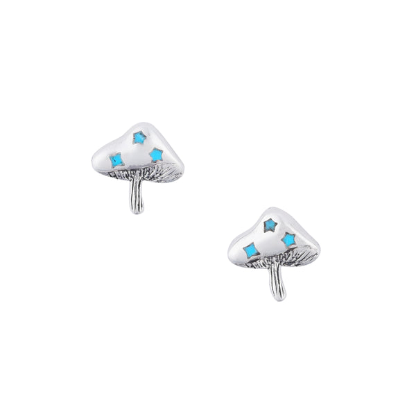 Peyote Bird Cremini Stud Earrings
