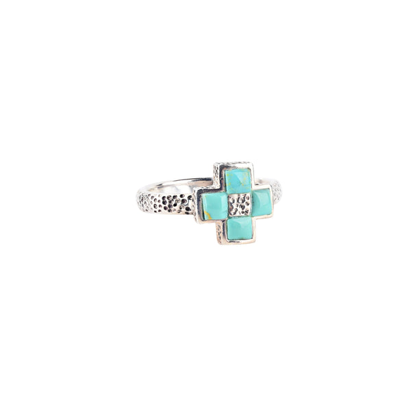 peyote bird Cross Ring