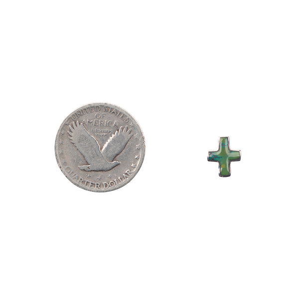 Peyote Bird Cross Stud Earrings