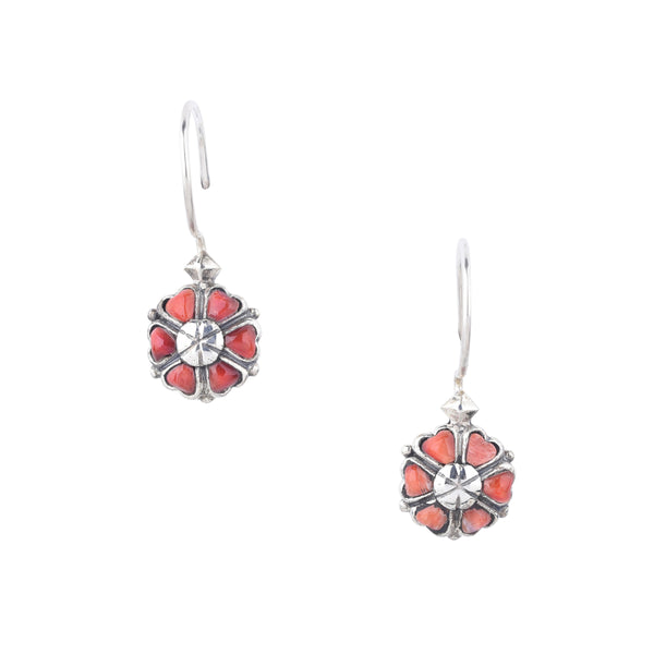 Peyote Bird Daisy Earrings