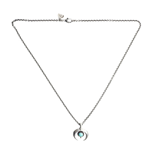 peyote bird Dennis Hogan Crescent Necklace