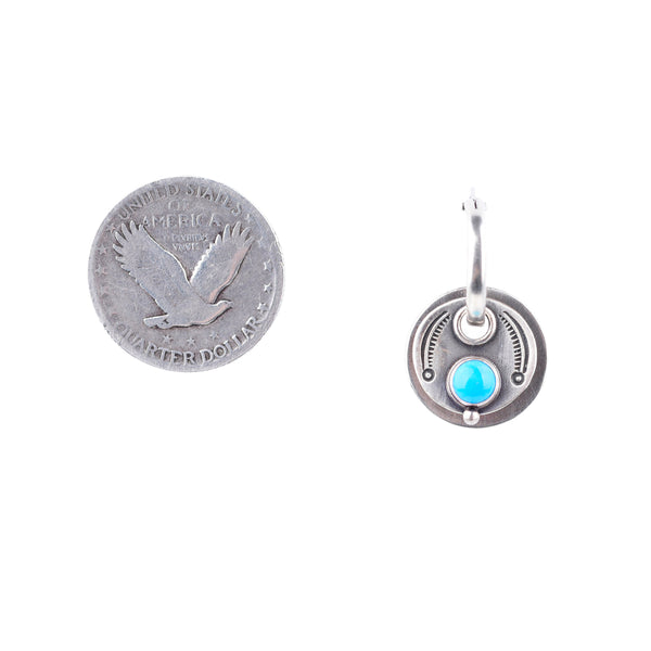 Peyote Bird Dennis Hogan Two Pence Earrings