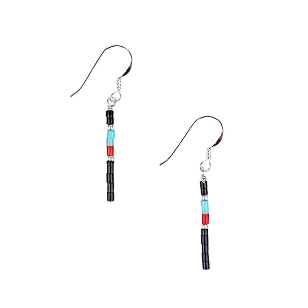 peyote bird Desert Night Earrings