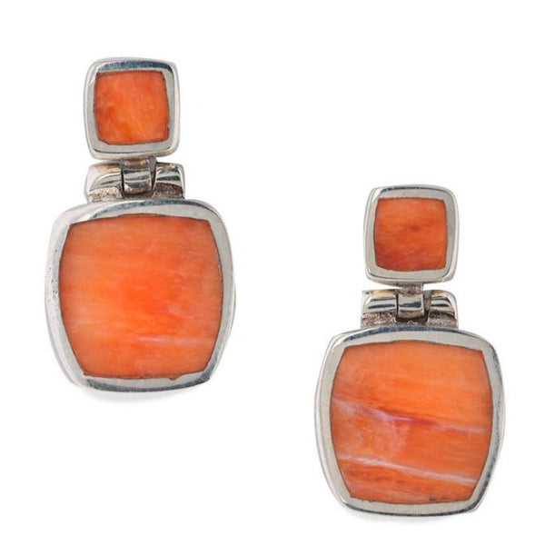 Peyote Bird Dew Drop Stud Earrings