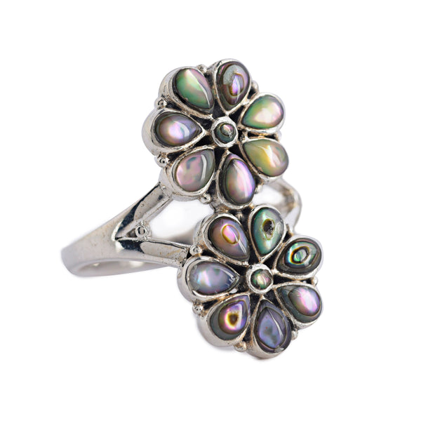Peyote Bird Dos Flores Ring