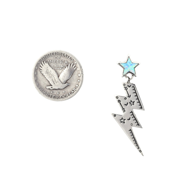 Peyote Bird Electric Earrings