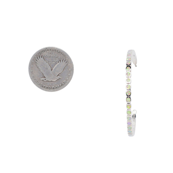 Peyote Bird Essence Hoop Earrings