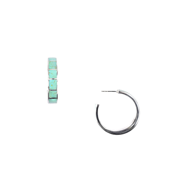 peyote bird Fiesta Hoop Earrings