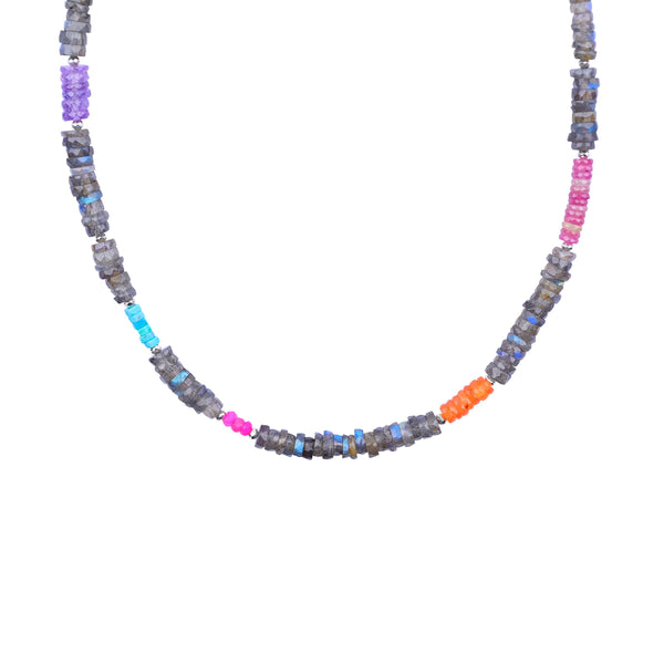 Peyote Bird First Frost Necklace