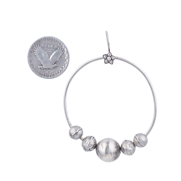 Peyote Bird Flandreau Hoop Earrings