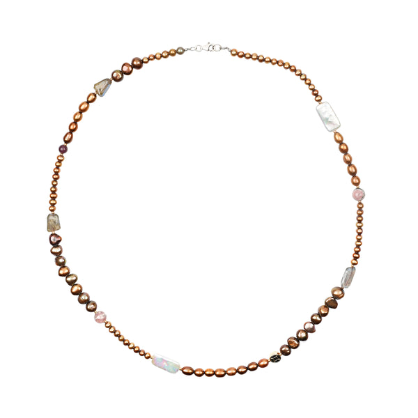 peyote bird For the Love of Pearl Necklace