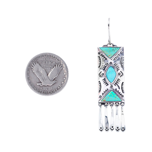 Peyote Bird Fountain Valley Earrings