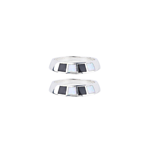 Peyote Bird Four Corners Ring Set