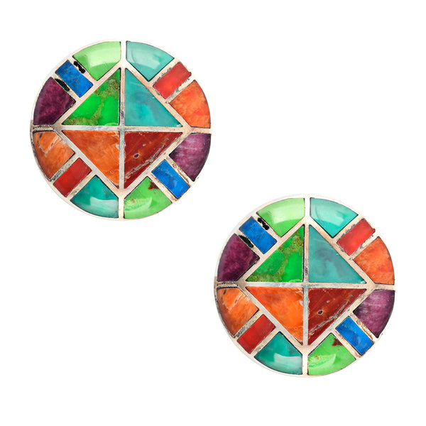 Peyote Bird Four Corners Stud Earrings