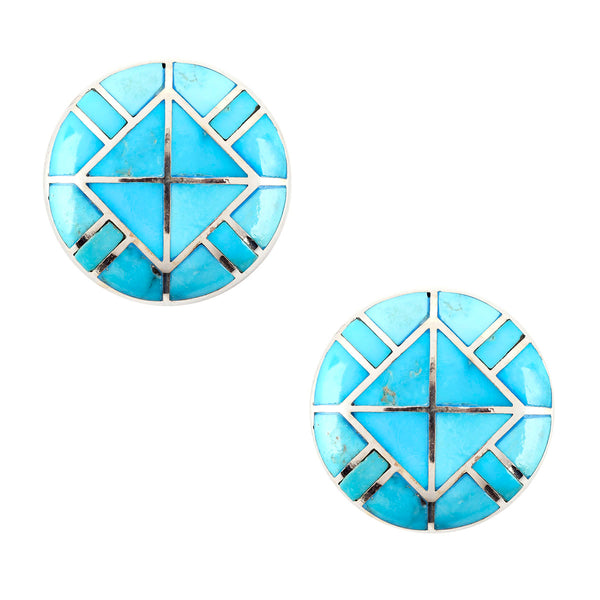 peyote bird Four Corners Stud Earrings