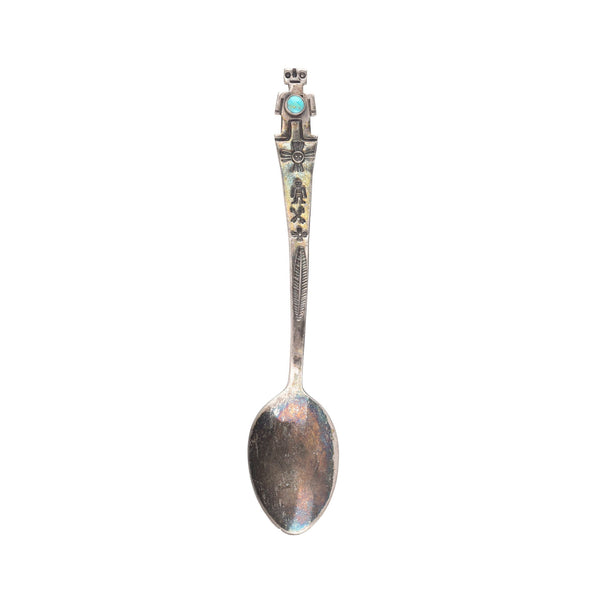 peyote bird Fred Harvey Style Souvenir Spoon