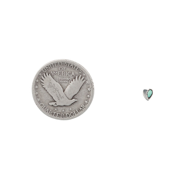 Peyote Bird Full Heart Stud Earrings