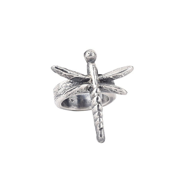 peyote bird Gary Custer Dragonfly Ring - Size 6 1/2
