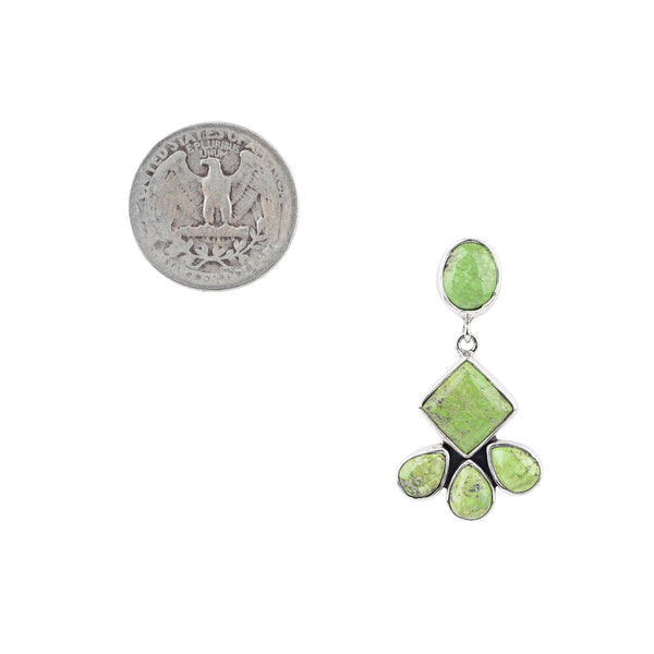 Peyote Bird Gaspeite Tallulah Earrings