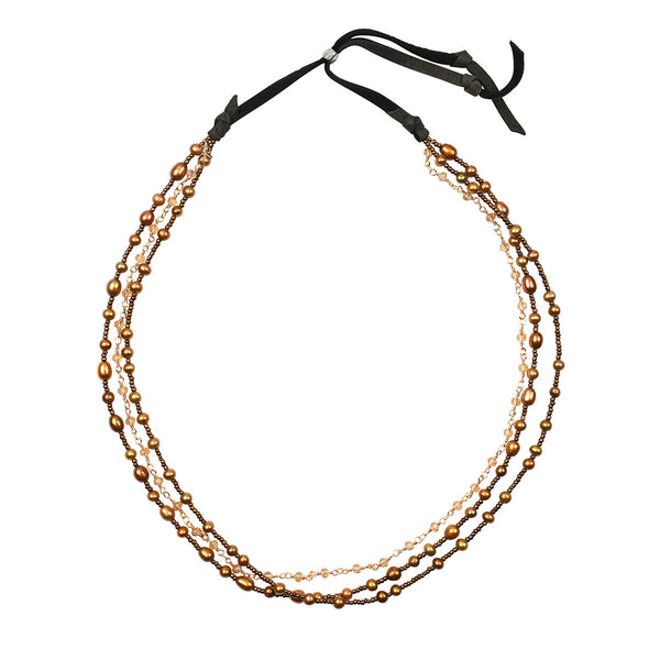 peyote bird Golden Glint Hatband